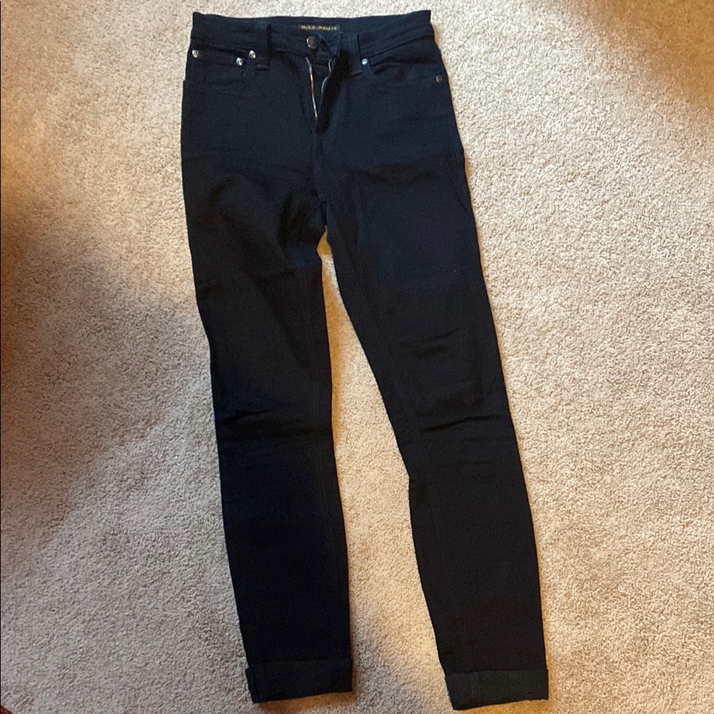 Women's Nudie Black Jeans
